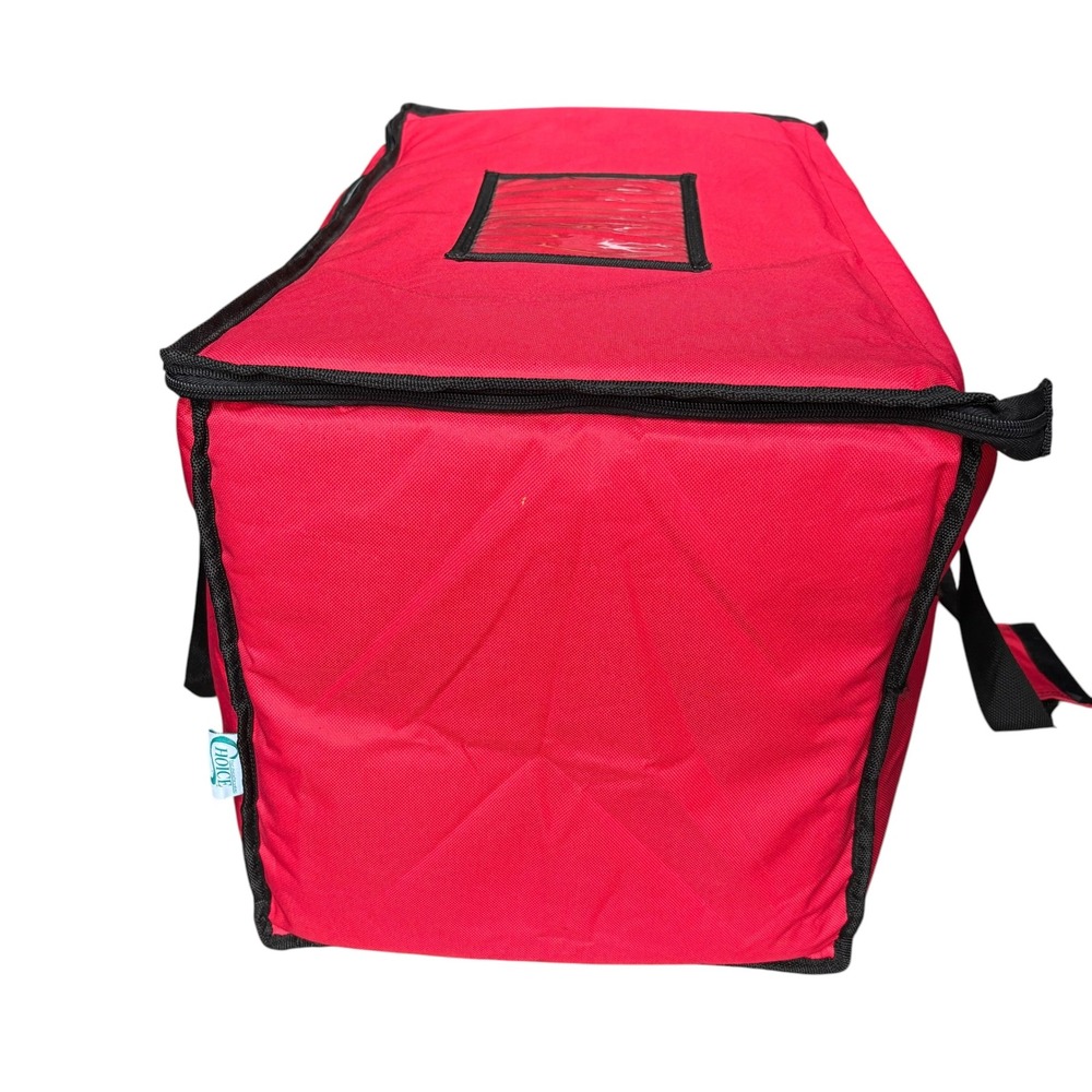 XXL Insulated Food Delivery Bag Red Thermal Catering Carrier Food Delivery - Picture 2 of 11